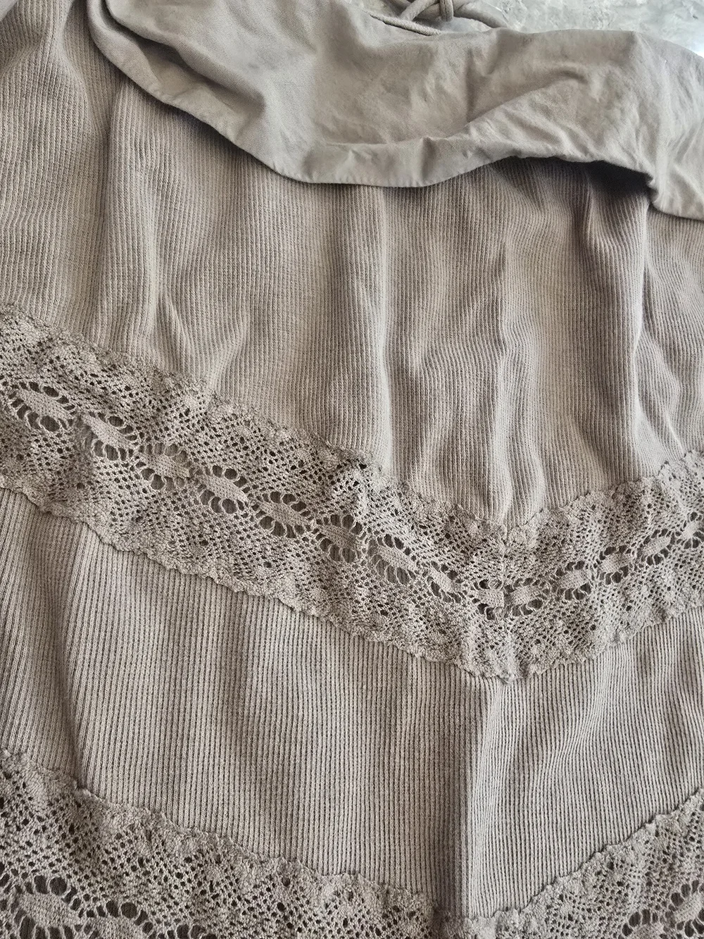 Free People Bliss Ruffle Mini Dress Sz M